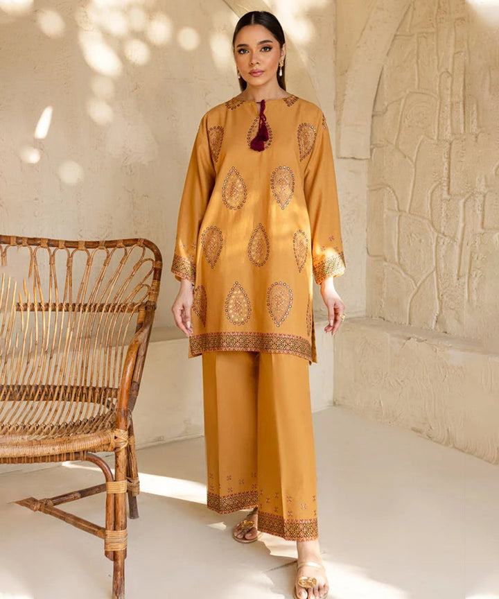 2PC DHANAK SEQUIN EMBROIDERED SHIRT WITH DHANAK SEQUIN EMBROIDERED TROUSER-297
