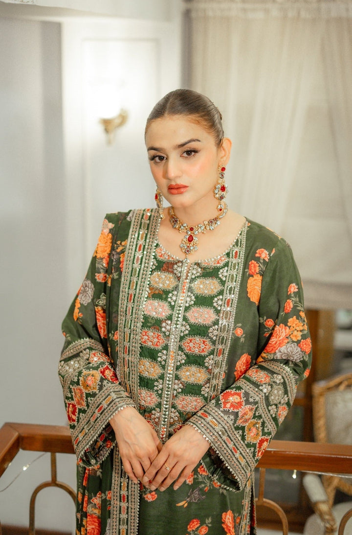Silk 3PC Digital Printed- 1715
