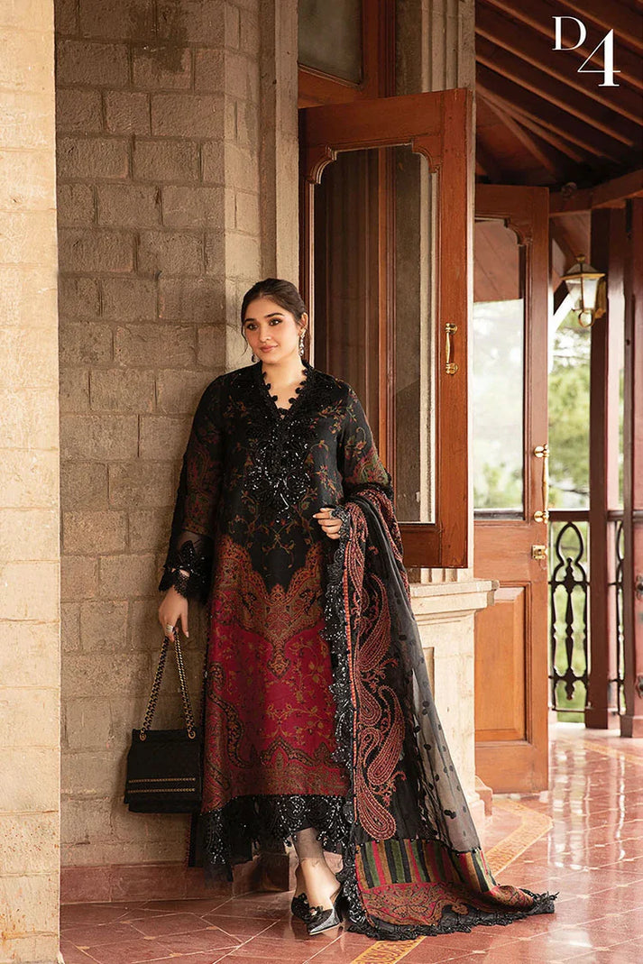 3PC KARANDI PRINTED SHIRT WITH KARANDI PRINTED DUAPTTA AND TROUSER -1709