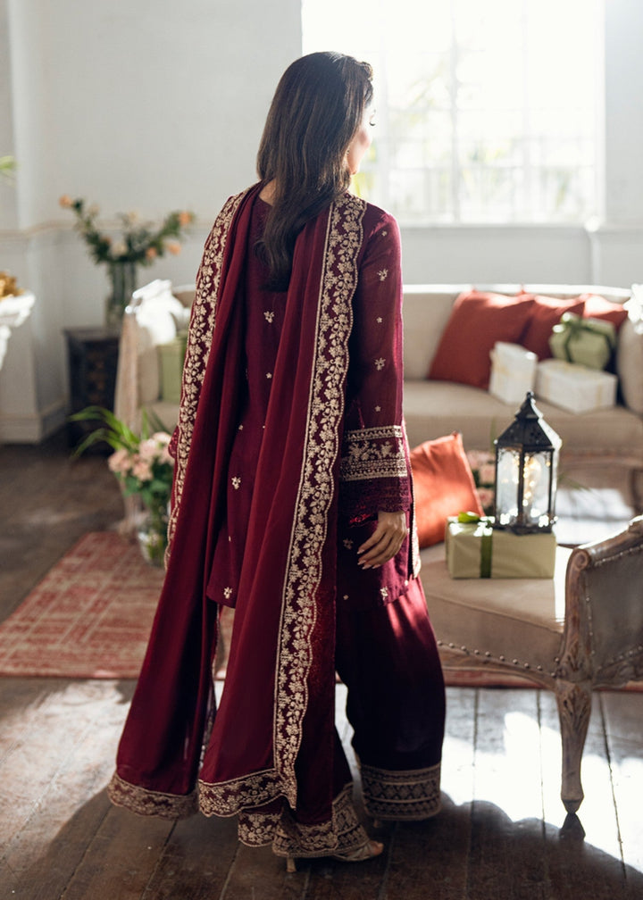 Lawn-3PC Embroidered Shirt With Embroidered Cotton Viscose Dupatta-5169