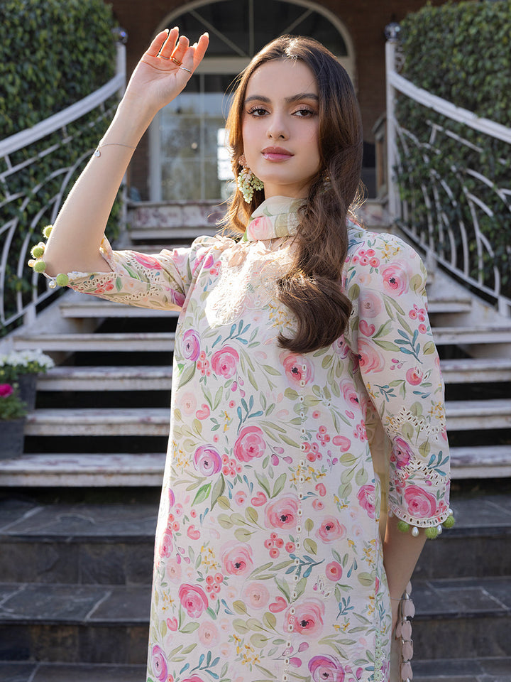 KHADDAR-3PC WITH KHADDAR PRINTED SHIRT & TROUSER-926
